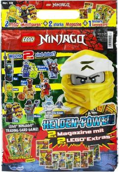 XL-Blindbag Lego Ninjago Helden-Power  (2x Magazines + 2x Lego Extras) Pack 1